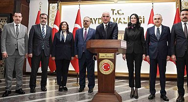 Bakan Ersoy'un ikinci durağı Aydın Valiliği oldu