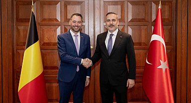 Bakan Fidan, Belçikalı mevkidaşı Prevot ile bir araya geldi