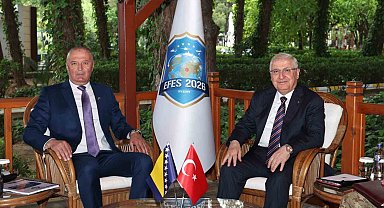 Bakan Güler, Bosna Hersekli mevkidaşı Helez ile bir araya geldi