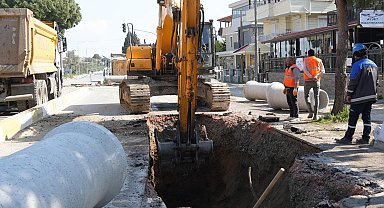 Balıkesir Burhaniye'de 50 yıllık altyapısı yenileniyor