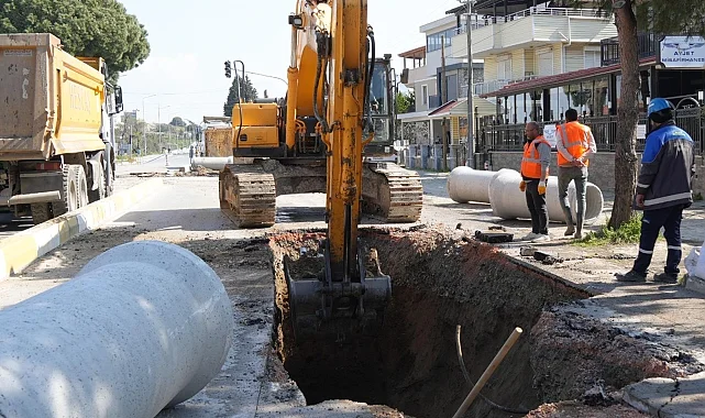 Balıkesir Burhaniye'de 50 yıllık altyapısı yenileniyor