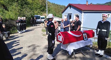 Bartın'da Kıbrıs Gazisi son yolculuğuna uğurlandı