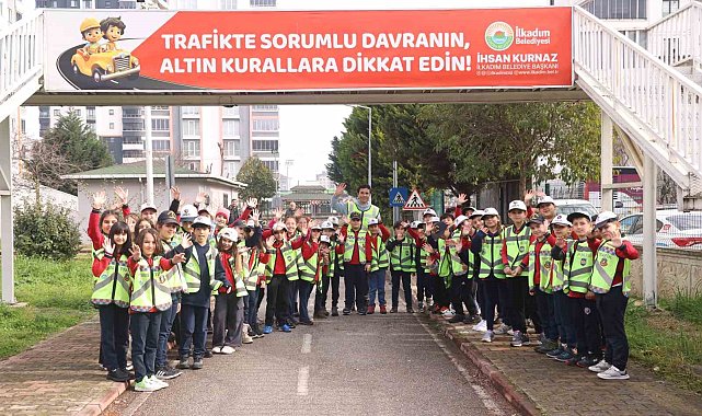 Başkan Kurnaz: "Çocuklarımız trafik eğitim pistinde kuralları eğlenerek öğreniyor"