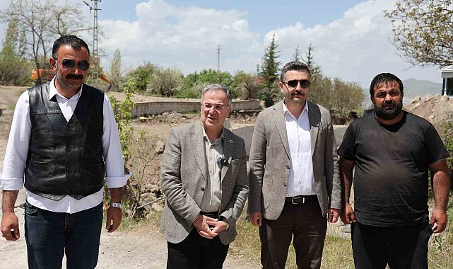 Başkan Özdoğan: "2,5 kilometrelik kanal, bağ mevsimi başlamadan tamamlanacak"