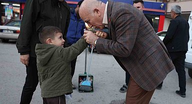 Başkan Sekmen; "En büyük mutluluğumuz hemşehrilerimizin duasını almak"