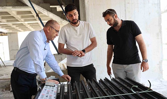 Başkan Yapar, yapımı devam eden projeleri yerinde inceledi