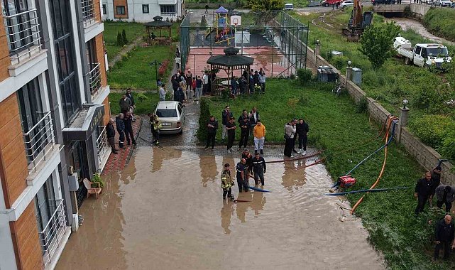 Başkan Yazıcıoğlu'ndan sağanak sonrası vatandaşlara destek