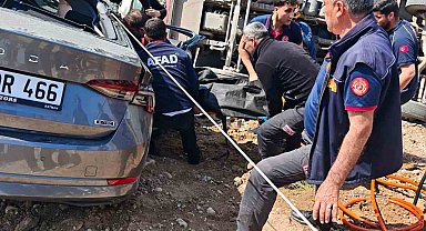 Batman-Diyarbakır karayolunda feci kaza: 1 ölü, 2 yaralı