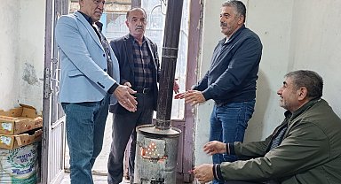 Batman'da mayıs ortasında soba kurdular
