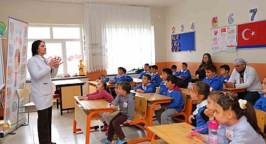 Bayburt'ta öğrencilere sağlık bilinci kazandırılıyor