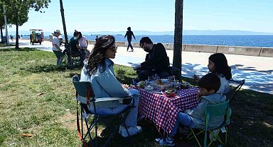 Bayramın 4. gününde Pendik ve Kartal sahillerinde yoğunluk