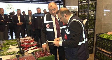 Bayrampaşa Sebze ve Meyve Hali'nde fahiş fiyat ve ürün denetimi