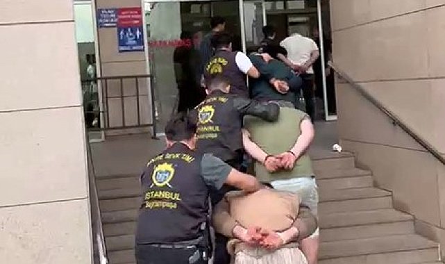 Bayrampaşa Sebze ve Meyve Hali'nde kavgaya müdahale eden polislere saldıran 6 şüpheli adliyeye sevk edildi