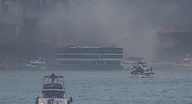 Bebek Sahili'nde teknede çıkan yangın söndürüldü