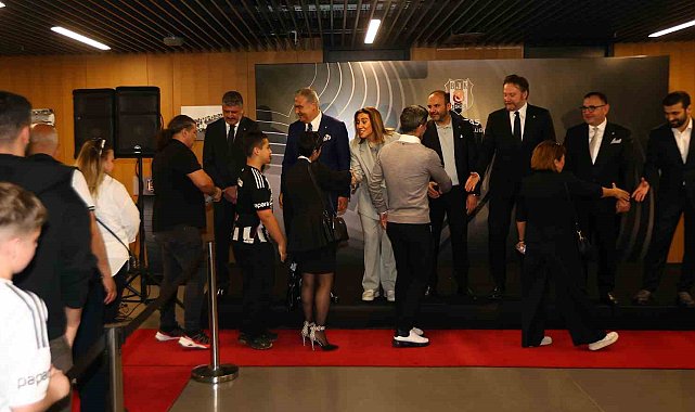 Beşiktaş'ta bayramlaşma töreni yapıldı