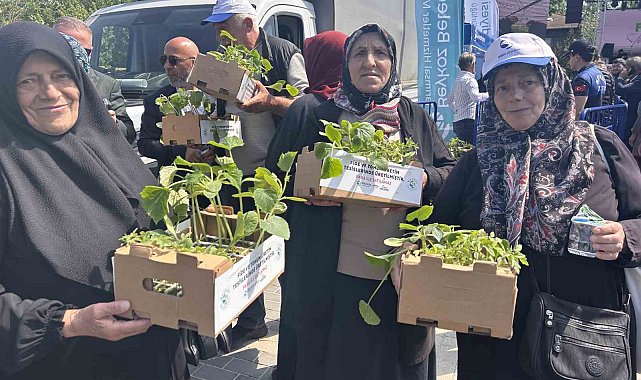 Beykoz'da 1 milyon 700 bin fide toprakla buluşuyor: "Üretmeye ve Beykoz'a değer katmaya devam edeceğiz"