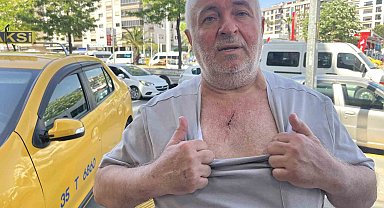 Bıçaklı saldırıya uğrayan taksici dehşet anlarını anlattı