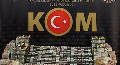 Bilecik'te 22 bin 400 makaron ele geçirildi