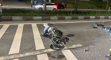 Bilecik'te feci kaza: Motosiklet sürücüsü ağır yaralandı