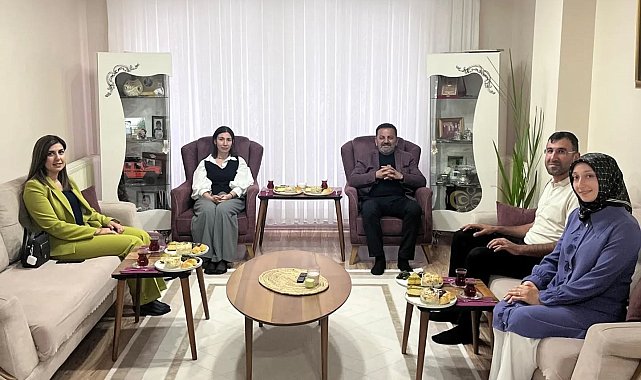 Bilecik'te gazi ailesi ile anlamlı buluşma