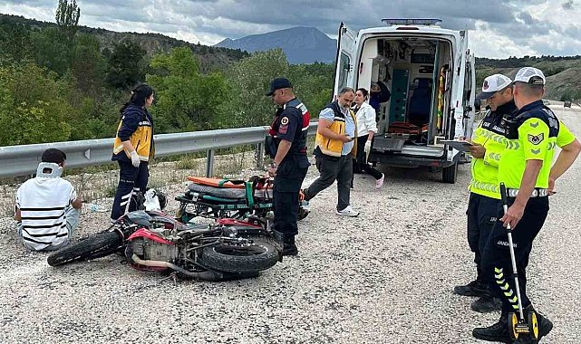Bilecik'te motosiklet kazası: 1 yaralı