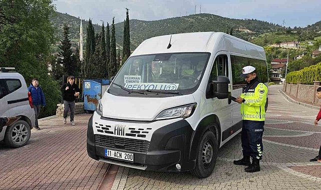 Bilecik'te okul servis araçları denetlendi
