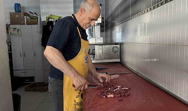 Bingöl'de kasaplarda bayram yoğunluğu yaşandı