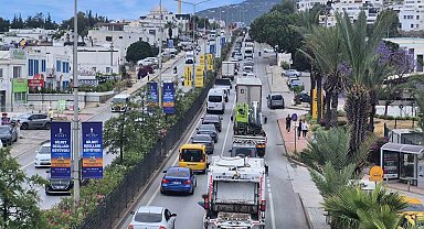 Bodrum'a 24 saatte 20 bin araç giriş yaptı