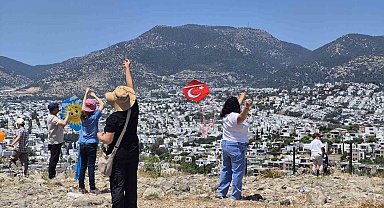 Bodrum'da Uçurtma Festivali yoğun ilgi gördü