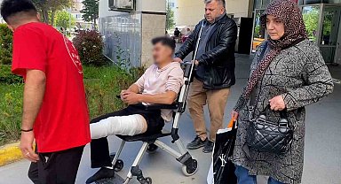 Bolu'da acemi kasaplar hastaneye koştu