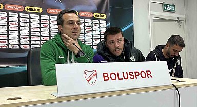 Boluspor - Serikspor maçının ardından