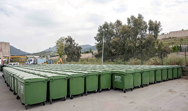 Bornova'ya 325 yeni çöp konteyneri