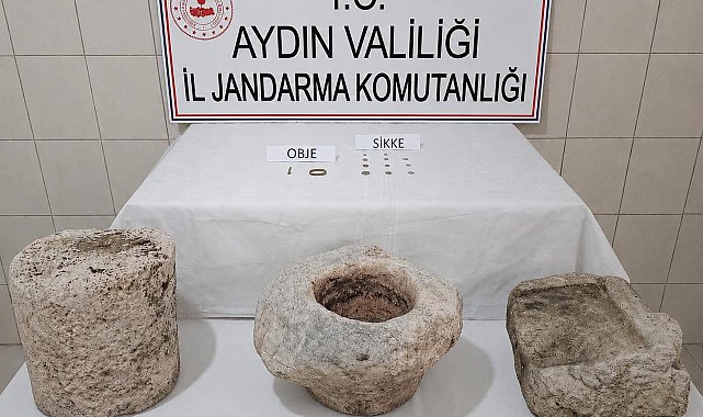 Bozdoğan'da tarihi eser operasyonu