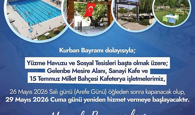 Buharkent Belediyesi'nden bayramda sosyal tesislerde geçici düzenleme