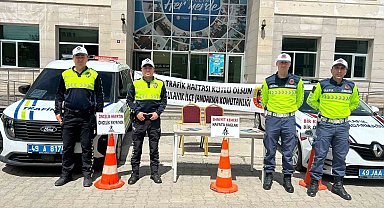 Bulanık'ta trafik haftası kapsamında farkındalık etkinlikleri düzenlendi
