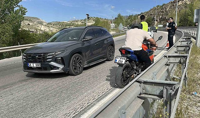 Burdur'da motosiklet kazası: 1 yaralı