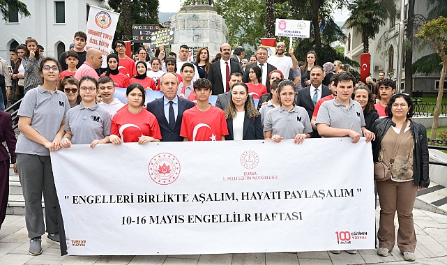 ‎Bursa'da engelsiz yürüyüş