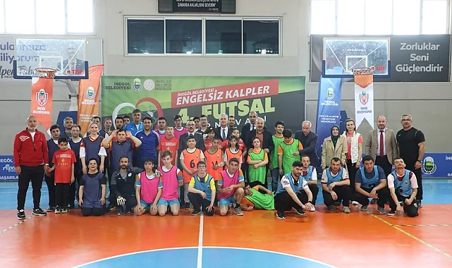 Bursa İnegöl'de engelsiz turnuva coşkusu