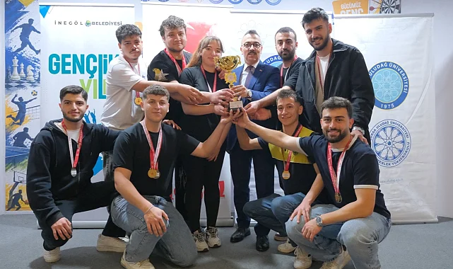 Bursa İnegöl'de Üniversite Spor Festivali sona erdi