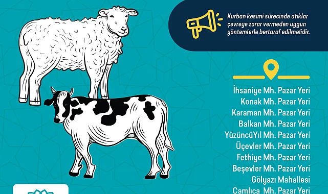 Bursa Nilüfer'de kurban kesim yerleri belirlendi