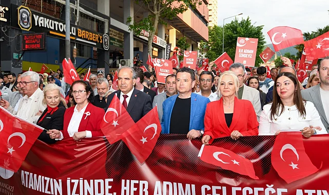 Bursa Osmangazi'de 19 Mayıs ruhu gençlerle yükseldi