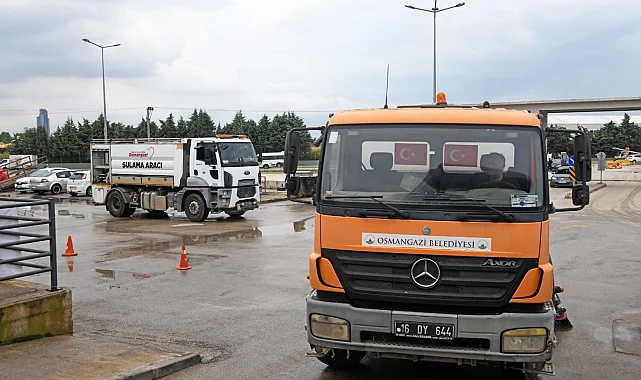 Bursa Osmangazi'de ekipler bayram boyunca görev başında