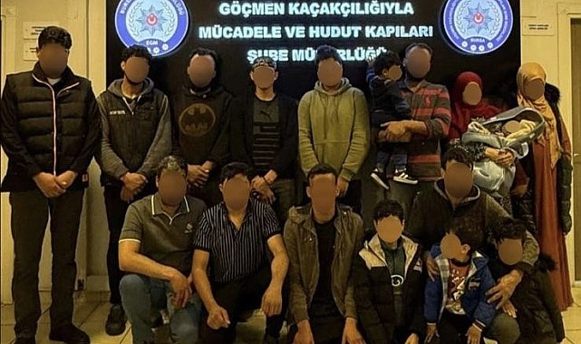 Bursa'da göçmen kaçakçılığı operasyonu: 18 kaçak göçmen yakalandı