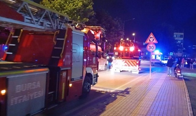 Bursa'da sporcu kamp merkezinde çıkan yangın söndürüldü