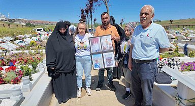 Büyükçekmece'de bıçaklanarak öldürülen 16 yaşındaki Abdulbaki Demirel'in kabrinde hüzünlü bayram