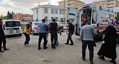 Çalışma yaparken elektrik direğinden düşen işçi yaralandı