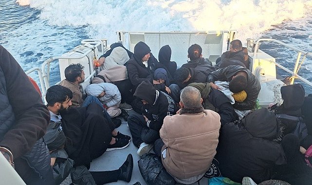Çanakkale'de mobil radarın tespit ettiği 31 kaçak göçmen yakalandı