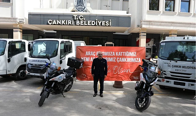 Çankırı Belediyesi yeni araç sayısı 100'ü aştı