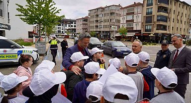 Çaycuma'da öğrencilere trafik bilinci aşılandı