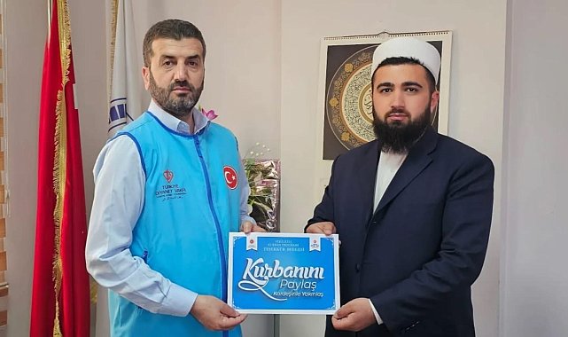 Çermik'te görevli imam 54 kurban bağışı topladı